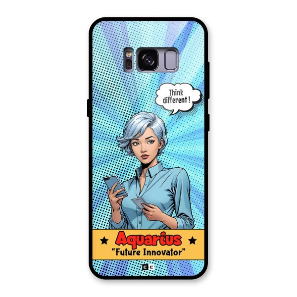 Innovative Aquarius Glass Back Case for Galaxy S8