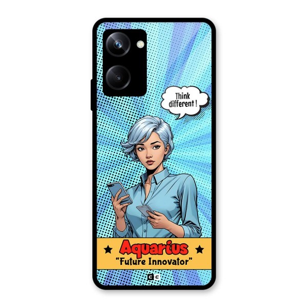 Innovative Aquarius Glass Back Case for Realme 10 Pro