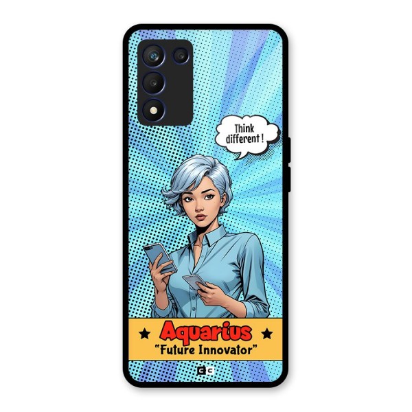 Innovative Aquarius Glass Back Case for Realme 9 5G Speed