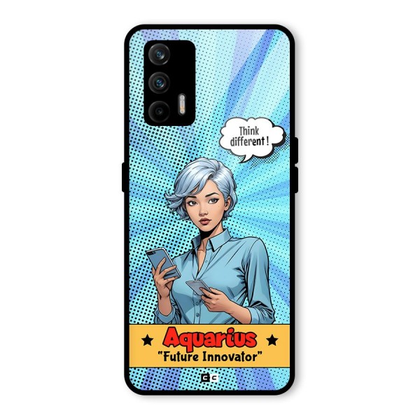 Innovative Aquarius Glass Back Case for Realme GT 5G