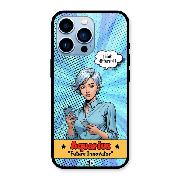 Innovative Aquarius Glass Back Case for iPhone 13 Pro