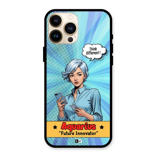 Innovative Aquarius Glass Back Case for iPhone 13 Pro Max