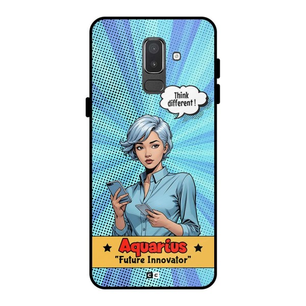 Innovative Aquarius Metal Back Case for Galaxy On8 (2018)