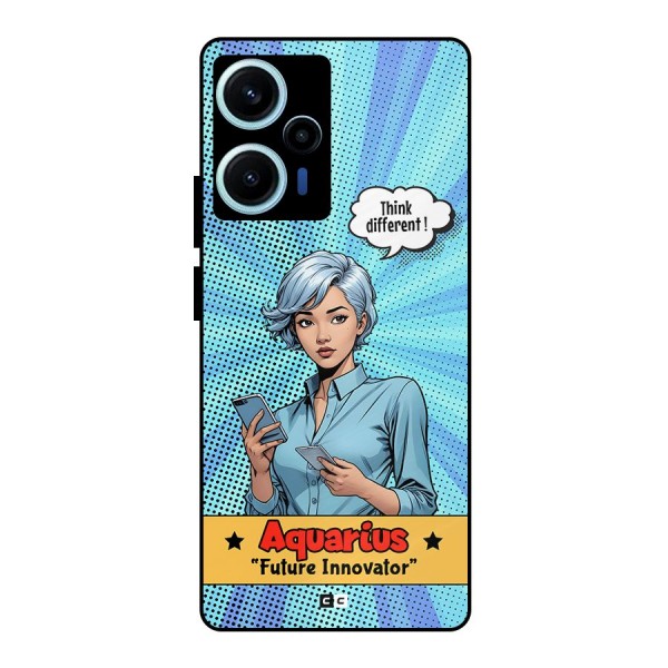 Innovative Aquarius Metal Back Case for Poco F5