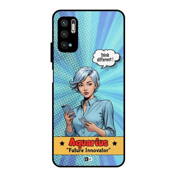 Innovative Aquarius Metal Back Case for Poco M3 Pro 5G