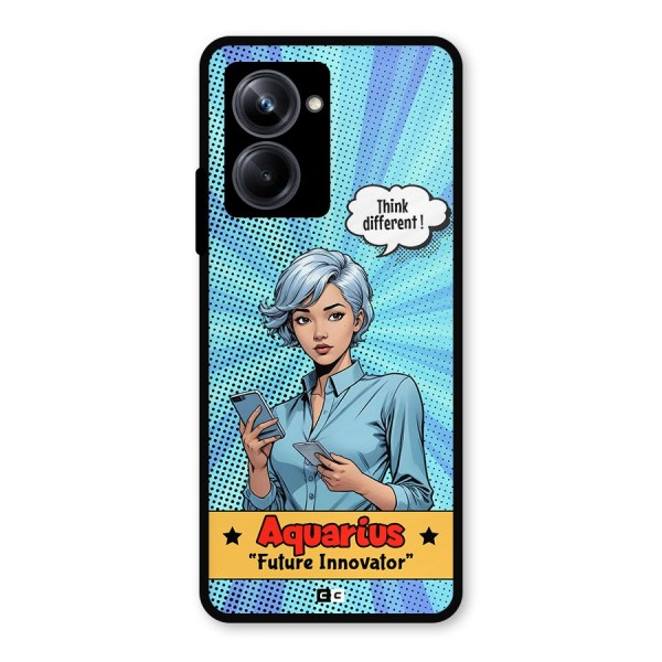 Innovative Aquarius Metal Back Case for Realme 10 Pro