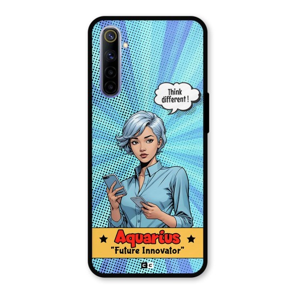 Innovative Aquarius Metal Back Case for Realme 6