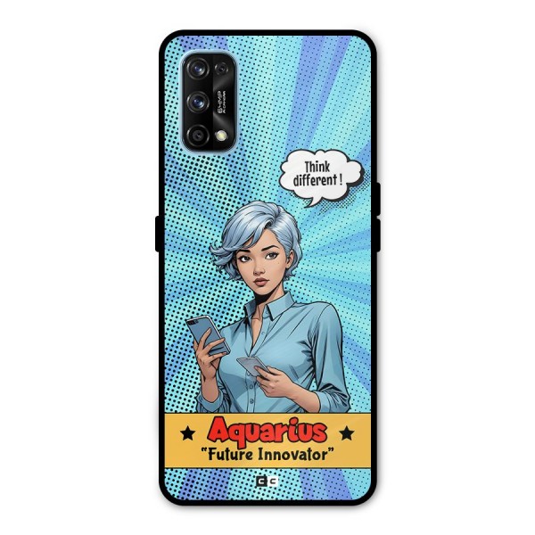 Innovative Aquarius Metal Back Case for Realme 7 Pro