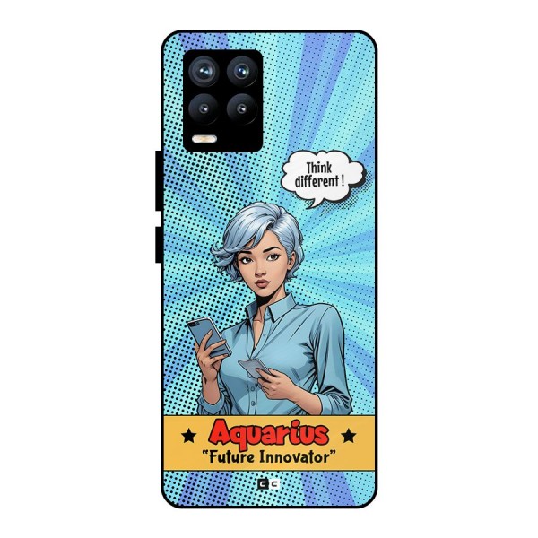 Innovative Aquarius Metal Back Case for Realme 8