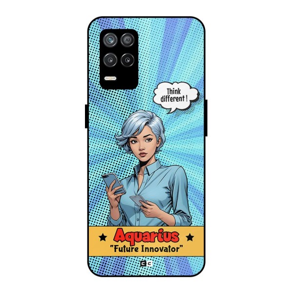 Innovative Aquarius Metal Back Case for Realme 8 5G