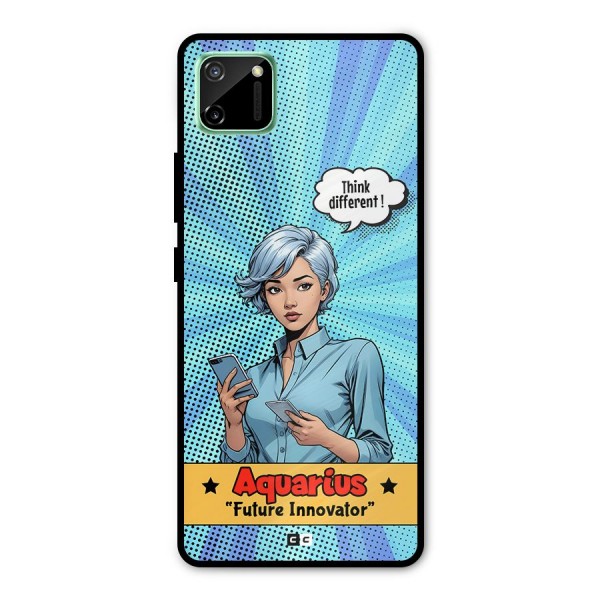 Innovative Aquarius Metal Back Case for Realme C11