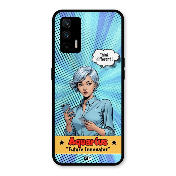 Innovative Aquarius Metal Back Case for Realme GT 5G