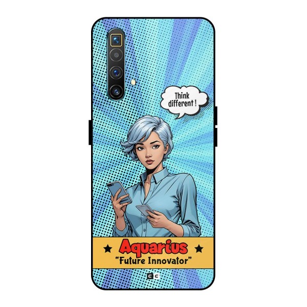 Innovative Aquarius Metal Back Case for Realme X3 SuperZoom