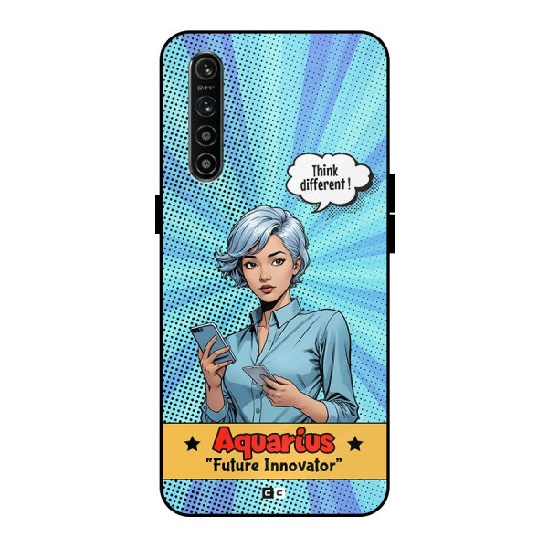 Innovative Aquarius Metal Back Case for Realme XT