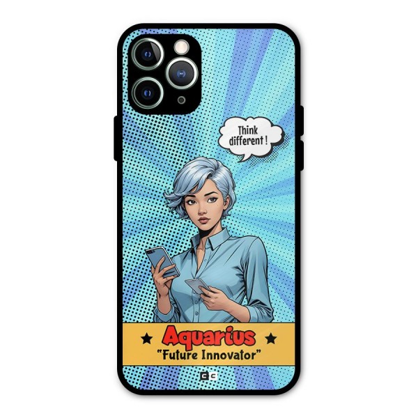 Innovative Aquarius Metal Back Case for iPhone 11 Pro Max