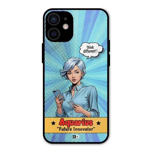 Innovative Aquarius Metal Back Case for iPhone 12 Mini