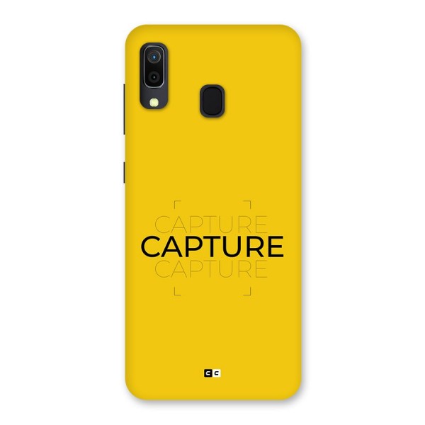 Instant Capture Back Case for Galaxy A20