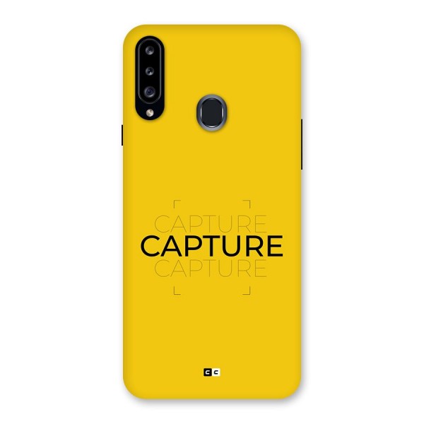 Instant Capture Back Case for Galaxy A20s