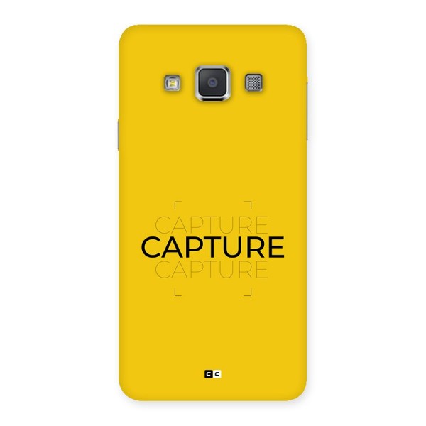 Instant Capture Back Case for Galaxy A3