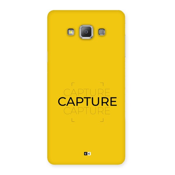 Instant Capture Back Case for Galaxy A7