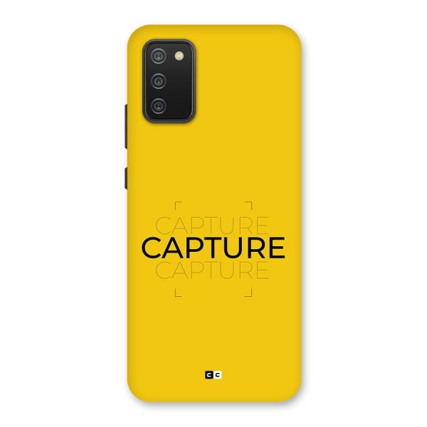 Instant Capture Back Case for Galaxy F02s