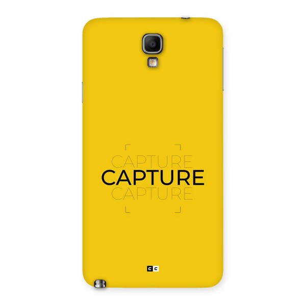 Instant Capture Back Case for Galaxy Note 3 Neo