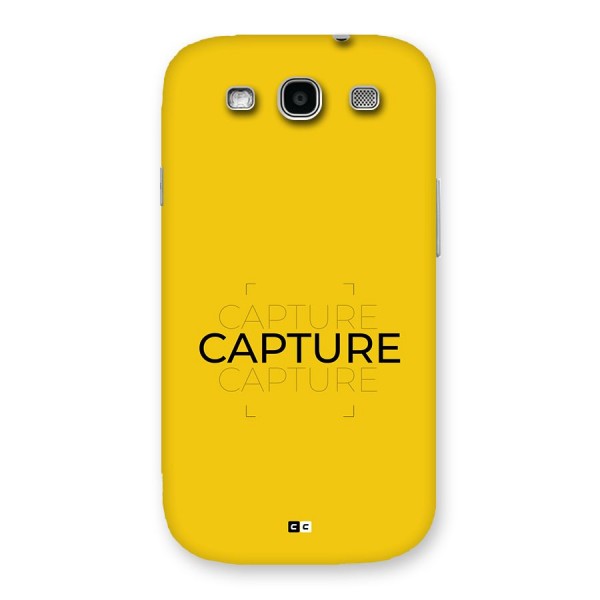 Instant Capture Back Case for Galaxy S3 Neo