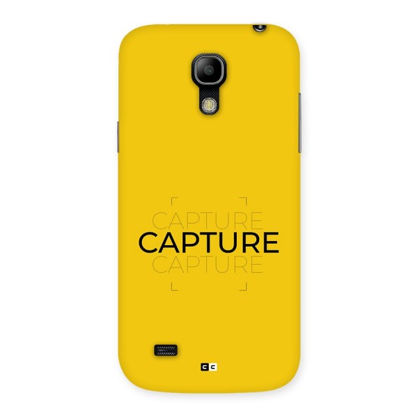 Instant Capture Back Case for Galaxy S4 Mini