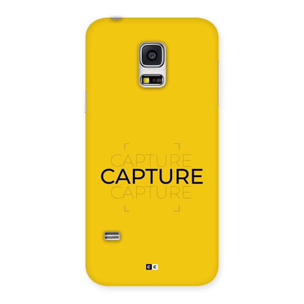 Instant Capture Back Case for Galaxy S5 Mini