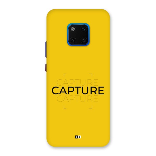 Instant Capture Back Case for Huawei Mate 20 Pro