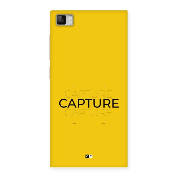 Instant Capture Back Case for Mi3