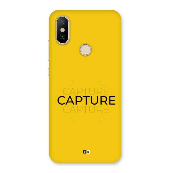 Instant Capture Back Case for Mi A2