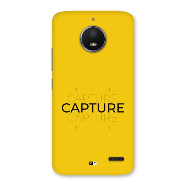 Instant Capture Back Case for Moto E4