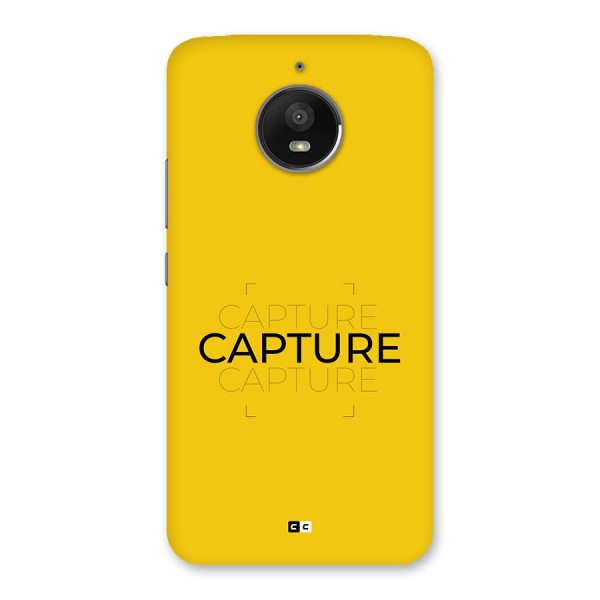 Instant Capture Back Case for Moto E4 Plus