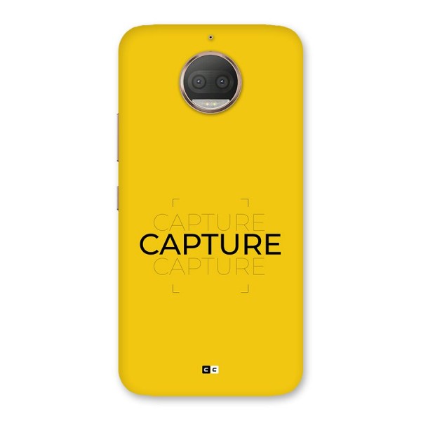 Instant Capture Back Case for Moto G5s Plus