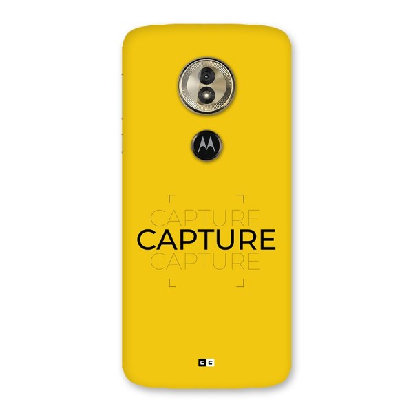 Instant Capture Back Case for Moto G6 Play