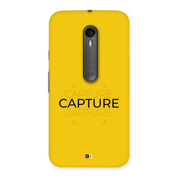 Instant Capture Back Case for Moto G Turbo