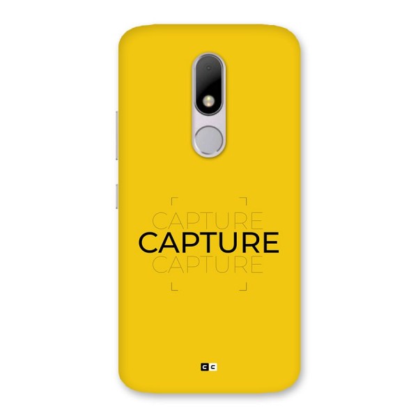 Instant Capture Back Case for Moto M