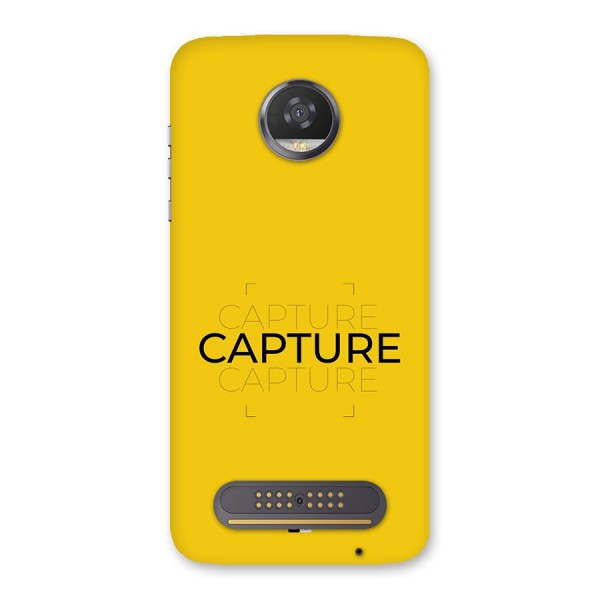 Instant Capture Back Case for Moto Z2 Play