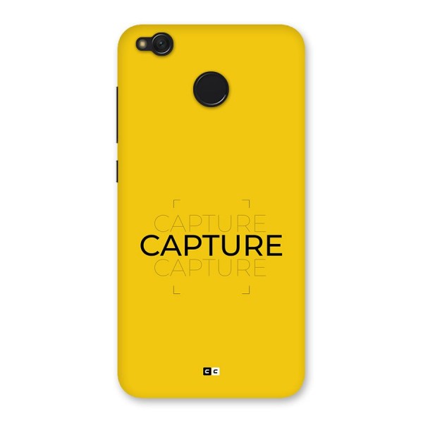 Instant Capture Back Case for Redmi 4