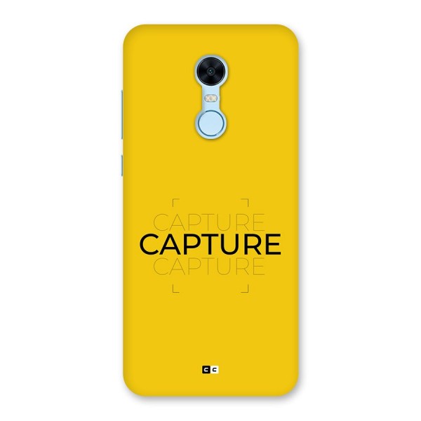 Instant Capture Back Case for Redmi Note 5