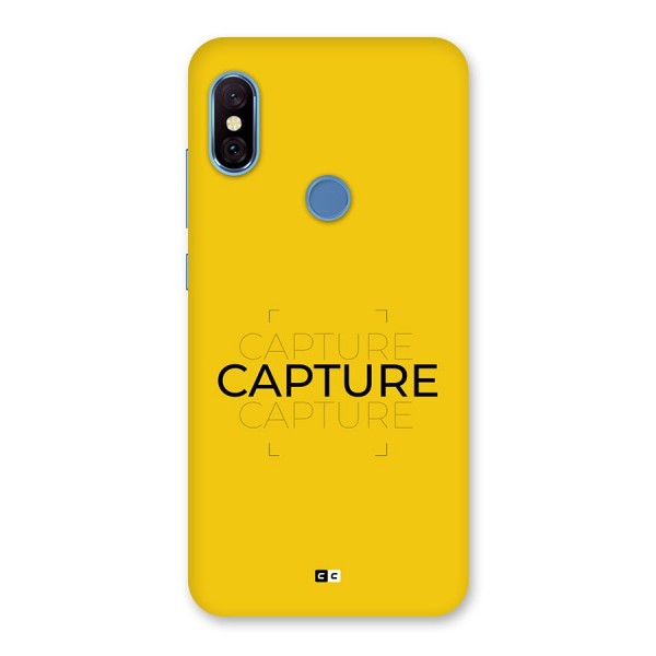 Instant Capture Back Case for Redmi Note 6 Pro