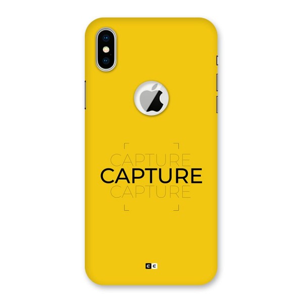 Instant Capture Back Case for iPhone XS Logo Cut