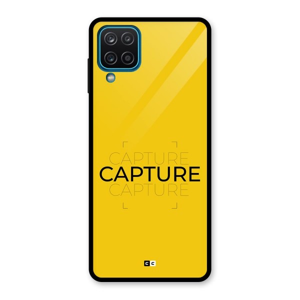 Instant Capture Glass Back Case for Galaxy A12