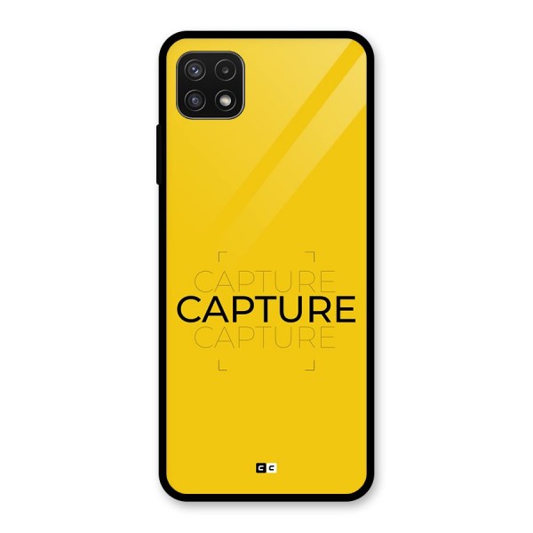 Instant Capture Glass Back Case for Galaxy A22 5G