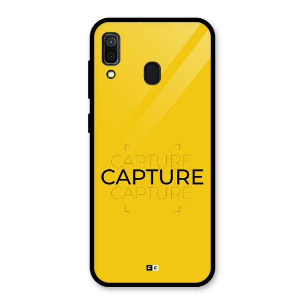 Instant Capture Glass Back Case for Galaxy A30