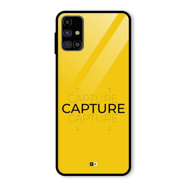 Instant Capture Glass Back Case for Galaxy M31s