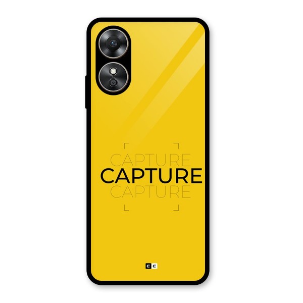 Instant Capture Glass Back Case for Oppo A17