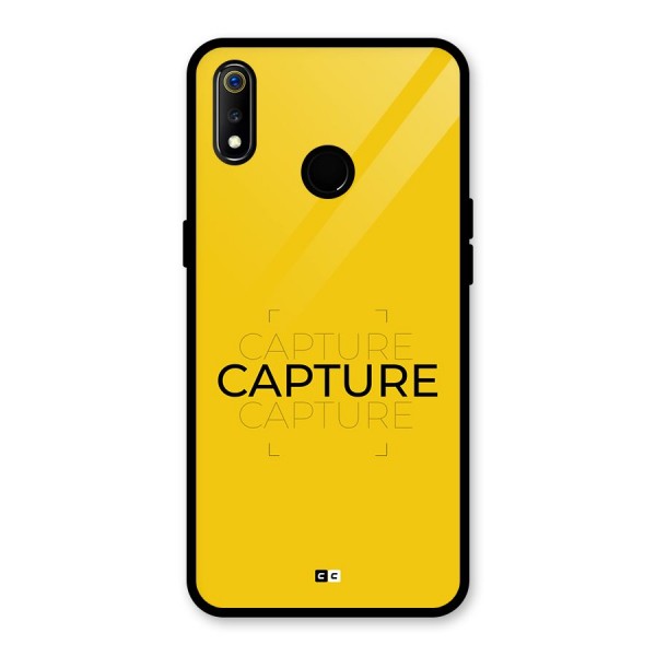 Instant Capture Glass Back Case for Realme 3