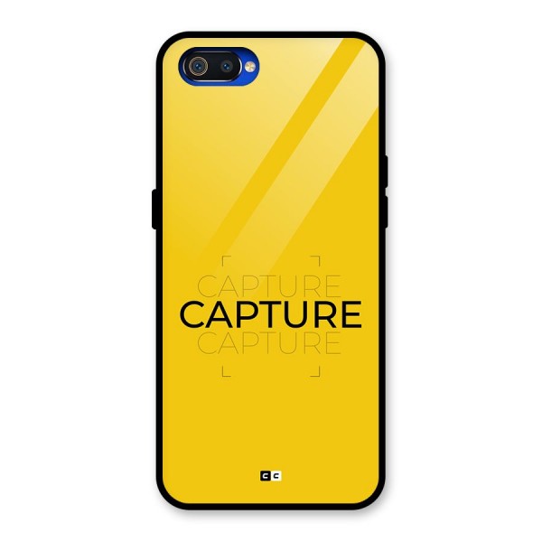 Instant Capture Glass Back Case for Realme C2